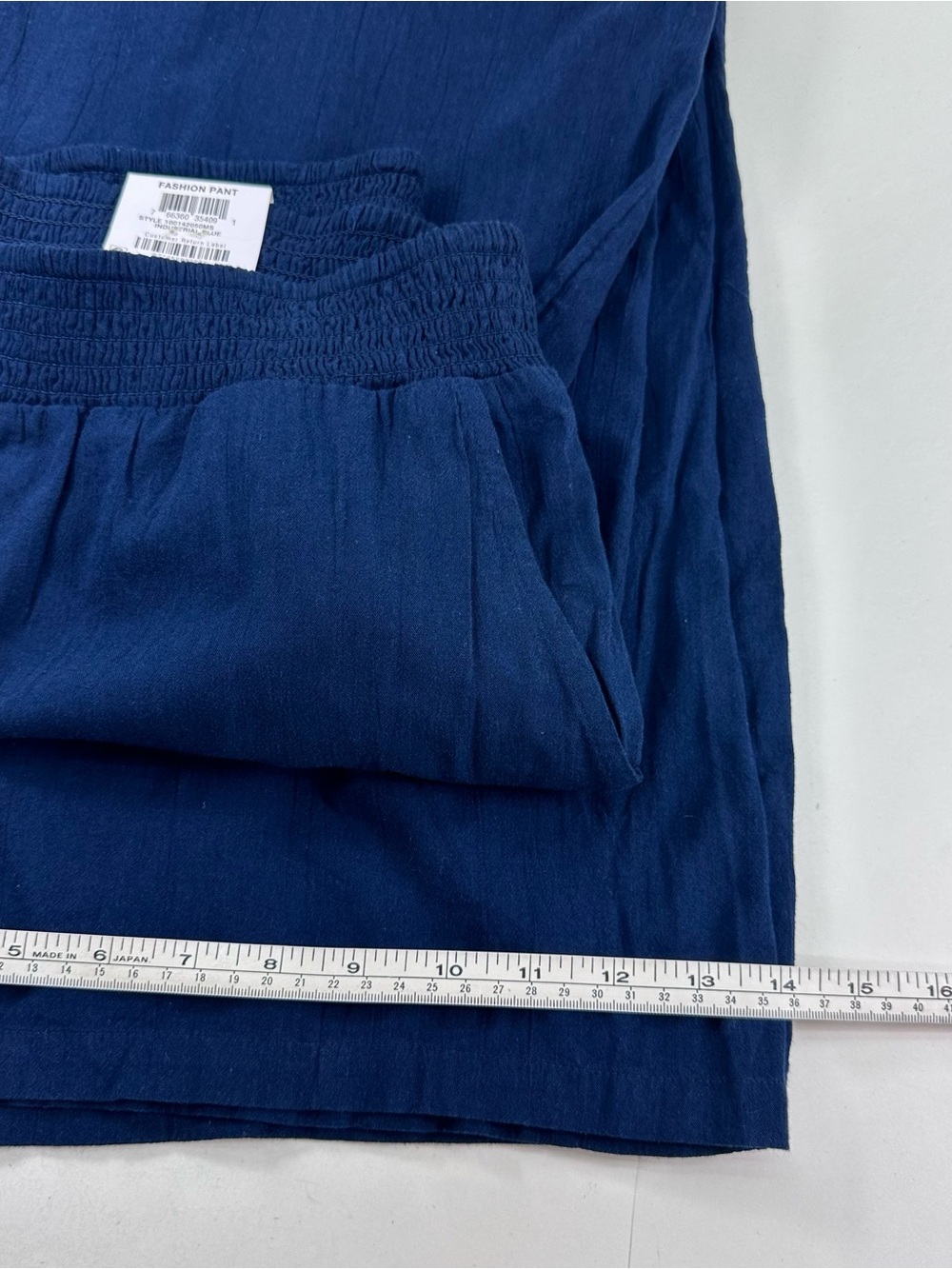 Style & Co. Navy Wide-Leg Pull-On Pants - Picture 10 of 10